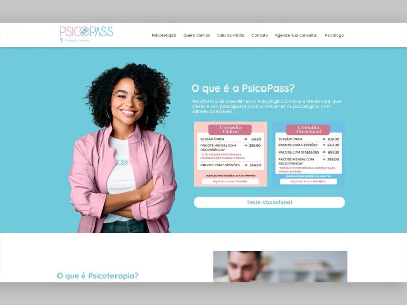 Criação Loja Profissional Woocommerce - Portal Psicopass